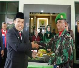 Wabub Siak, Husni Merza hadiri HUT TNI ke-77 tahun 2022 (foto/din)